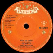 0290 - AIN'T SHE SWEET ⁄ IF YOU LOVE ME, BABY - POLYDOR - NH 52 317 - ALEX BAGIROV - pic 3