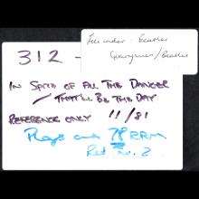 1958 07 12 - 1981 11 00 - THE QUARRYMEN - IN SPITE OF ALL THE DANGER ⁄ THAT'LL BE THE DAY - pic 9