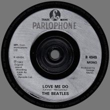 1962 10 05 - 1989 - S - LOVE ME DO ⁄ P.S. I LOVE YOU - R 4949 - SILVER LABEL - pic 1