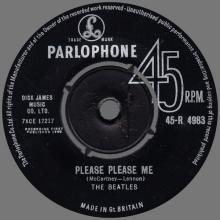 1963 01 11 - 1963 - C - PLEASE PLEASE ME ⁄ ASK ME WHY - 45-R 4983 - BLACK LABEL - pic 1