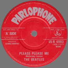 1963 01 11 - 1982 - N - PLEASE PLEASE ME ⁄ ASK ME WHY - 45-R 4983 - BSCP 1 - BOXED SET - SOLID CENTER - SOUTHALL PRESSING - pic 1