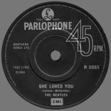 1982 12 07 THE BEATLES SINGLES COLLECTION - BSCP1 - R 5055 - B - SHE LOVES YOU / I'LL GET YOU - pic 1
