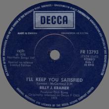 BILLY J. KRAMER WITH THE DAKOTAS - I'LL KEEP YOU SATISFIED - FR 13793 - SWEDEN - 1978 - pic 3