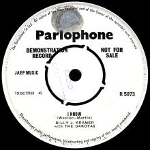 BILLY J. KRAMER WITH THE DAKOTAS - I'LL KEEP YOU SATISFIED - UK PROMO - pic 1