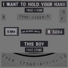 1963 11 29 - 1982 - M - I WANT TO HOLD YOUR HAND ⁄ THIS BOY - R 5084 - BSCP 1 - BOXED SET - pic 1