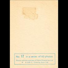 1963 THE BEATLES PHOTO - CHROMO - UK - A. & B. C.CHEWING GUM LTD No 015 - 021 IN A SERIES OF 60 PHOTOS - TRADING CARDS - pic 6