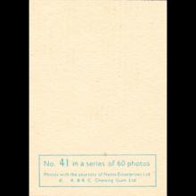 1963 THE BEATLES PHOTO - CHROMO - UK - A. & B. C.CHEWING GUM LTD No 036 - 042 IN A SERIES OF 60 PHOTOS - TRADING CARDS - pic 12