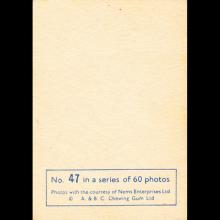 1963 THE BEATLES PHOTO - CHROMO - UK - A. & B. C.CHEWING GUM LTD No 043 - 049 IN A SERIES OF 60 PHOTOS - TRADING CARDS - pic 10