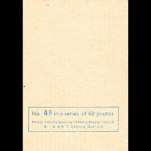 1963 THE BEATLES PHOTO - CHROMO - UK - A. & B. C.CHEWING GUM LTD No 043 - 049 IN A SERIES OF 60 PHOTOS - TRADING CARDS - pic 14