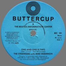 THE STRANGERS WITH MIKE SHANNON - ONE AND ONE IS TWO - BIC 101 - SWEDEN - REISSUE 1976  - pic 1