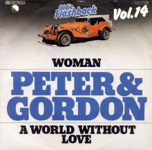 PETER AND GORDON - A WORLD WITHOUT LOVE - WOMAN - GERMANY - 1C 006-07 025 - 1978 - pic 1
