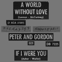 PETER AND GORDON - A WORLD WITHOUT LOVE - HOLLAND - DB 7225  - pic 4