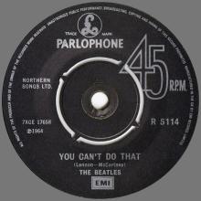 1982 12 07 THE BEATLES SINGLES COLLECTION - BSCP1 - R 5114 - A - CAN'T BUY ME LOVE / YOU CAN'T DO THAT - pic 5