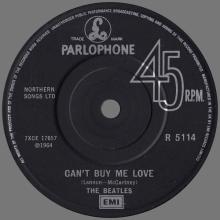 1964 03 20 - 1982 - N - CAN'T BUY ME LOVE ⁄ YOU CAN'T DO THAT - R 5114 - BSCP 1 - BOXED SET - SOLID CENTER - SOUTHALL PRESSING - pic 1