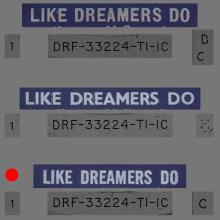 THE APPLEJACKS - LIKE DREAMERS DO - UK VARIATION 3 - F.11916 - pic 1