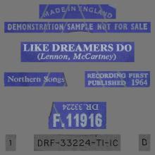 THE APPLEJACKS - LIKE DREAMERS DO - UK - F.11916 - DR. 33224 - PROMO - pic 2