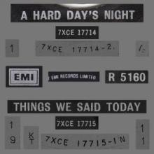 1964 07 10 - 1982 12 07 - M - A HARD DAY'S NIGHT ⁄ THINGS WE SAID TODAY - R 5160 - BSCP 1 - BOXED SET - pic 1