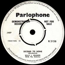 BILLY J. KRAMER WITH THE DAKOTAS - FROM A WINDOW - R 5156 - UK - PROMO - pic 3