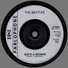 1964 11 27 - 1989 - S - I FEEL FINE ⁄ SHE'S A WOMAN - R 5200 - SILVER LABEL - pic 1