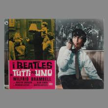 ITALY 1964 A Hard Day's Night - Tutti Per Uno - 47cm-68cm -Beatles Filmposter Movieposter Photobusta -1,2,3,4 - pic 2
