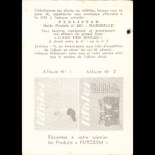 1964 THE BEATLES PHOTO - POSTCARD FRANCE - PUBLISTAR CHROMO PURCREM - F - G - 5X7 - pic 1