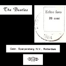 1964 THE BEATLES PHOTO - POSTCARD HOLLAND - GEBR. SPANJERSBERG NV., ROTTERDAM - 14,8X10,3 - 1 - pic 3