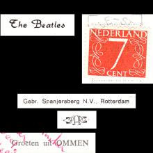 1964 THE BEATLES PHOTO - POSTCARD HOLLAND - GEBR. SPANJERSBERG NV., ROTTERDAM - 14,8X10,3 - 2 - pic 3
