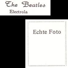 1964 THE BEATLES PHOTO - POSTCARD HOLLAND - THE BEATLES ELECTROLA ECHTE FOTO - 3A - 9,2X14  - pic 2