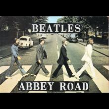 1964 THE BEATLES PHOTO - POSTCARD UK - UNDERGROUND 390 - BEATLES/ABBEY ROAD 15X10,5 - pic 1