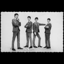 1964 THE BEATLES PHOTO POSTCARD STAR PICS - SP 585 - A - 13,8X9 - pic 1