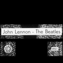 STAR PICS - SP 611- JOHN LENNON - THE BEATLES - 19,5 X 15,5  - pic 1
