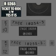 1965 04 09 - 1976 - L -TICKET TO RIDE ⁄ YES IT IS - R 5265 - BS 45 - BOXED SET - SOLID CENTER - pic 1