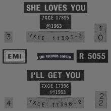 1963 08 23 - 1982 - N - SHE LOVES YOU - I'LL GET YOU - R 5055 - BSCP 1 - BOXED SET - SOLID CENTER - pic 1