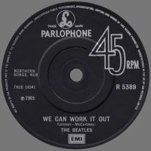 1982 12 07 THE BEATLES SINGLES COLLECTION - BSCP1 - R 5389 - B - WE CAN WORK IT OUT / DAYTRIPPER - pic 2