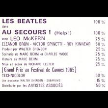 FRANCE 1965 HELP ! - LES BEATLES AU SECOURS ! - SYNOPSIS 21x30-CM - ADVERTISING ADVICE - pic 5