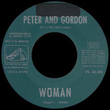 PETER AND GORDON - WOMAN - PL 63.134 - SPAIN  - pic 3