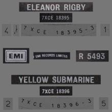 1982 12 07 THE BEATLES SINGLES COLLECTION - BSCP1 - R 5493 - A - YELLOW SUBMARINE / ELEANOR RIGBY   - pic 1