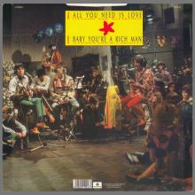 1987 07 07 - ALL YOU NEED IS LOVE ⁄ BABY, YOU'RE A RICH MAN - 12 R 5620 - 12 INCH PICTURE DISC - pic 1