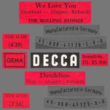 THE ROLLING STONES - WE LOVE YOU - GERMANY - DECCA - DL 25 3062 - XDR 41 128 - pic 4