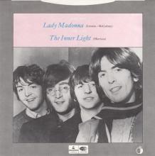 1982 12 07 THE BEATLES SINGLES COLLECTION - BSCP1 - R 5675 - A - LADY MADONNA / THE INNER LIGHT - pic 1