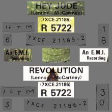 1982 12 07 THE BEATLES SINGLES COLLECTION - BSCP1 - R 5722 - B - HEY JUDE ⁄ REVOLUTION - pic 1