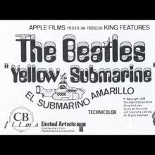 SPAIN 1968 YELLOW SUBMARINE ⁄ EL SUBMARINO AMARILLO - THE BEATLES MOVIEPOSTER FILMPOSTER FLYER - pic 5