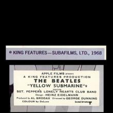 UK 1968 THE BEATLES YELLOW SUBMARINE - FILMPOSTER MOVIEPOSTER LOBBY CARD 3 / 4 - pic 2