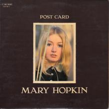 1969 02 21 MARY HOPKIN - POSTCARD - APPLE - T 2 C 062-90.019 - SAPCOR 5 - FRANCE - pic 1