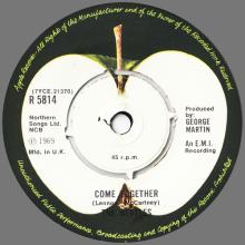1982 12 07 THE BEATLES SINGLES COLLECTION - BSCP1 - R 5814 - A - SOMETHING / COME TOGETHER - pic 5