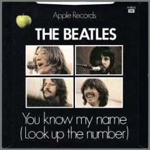 1970 03 06 - 1982 - M - LET IT BE ⁄ YOU KNOW MY NAME (LOOK UP THE NUMBER) - R 5833 - BSCP 1 - BOXED SET - pic 1