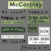 1970 04 17 - 1970 - PAUL McCARTNEY - McCARTNEY - U 2C 064-04394 - FRANCE - pic 3