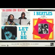 ITALY 1970 LET IT BE - 47cm-68cm - BEATLES FILMPOSTER MOVIEPOSTER FOTOBUSTA - A -1-2-3-4 - pic 4
