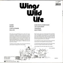 1971 12 07 - 1984 WINGS - WINGS WILD LIFE - FAME - 1C 038 1575631 - 5 0999915 75631 2 - GERMANY - pic 2