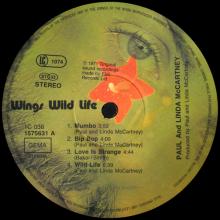 1971 12 07 - 1984 WINGS - WINGS WILD LIFE - FAME - 1C 038 1575631 - 5 0999915 75631 2 - GERMANY - pic 5